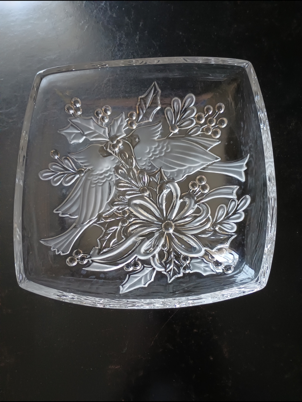 Gorham Holiday Traditions Christmas Cardinals Dish Square